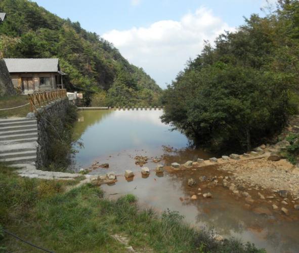 河塘碧水荡漾