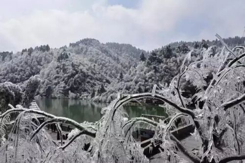 大明山冬景