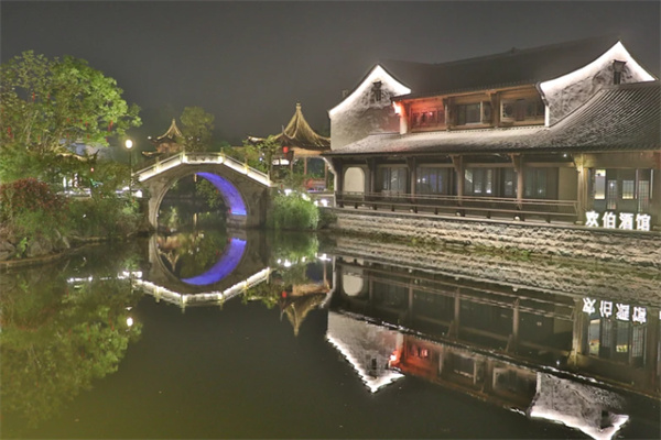 严州古城夜景